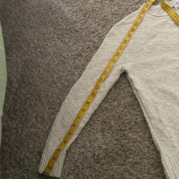 Women White LLBean Sweater 100% Cotton - Picture 6 of 8